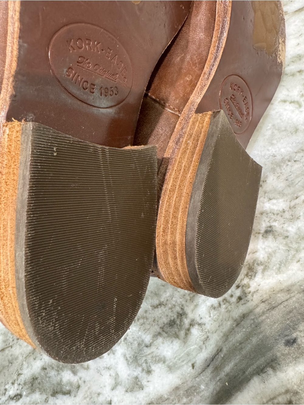 Kork -easy leather loafers shoes brown - Picture 11 of 12